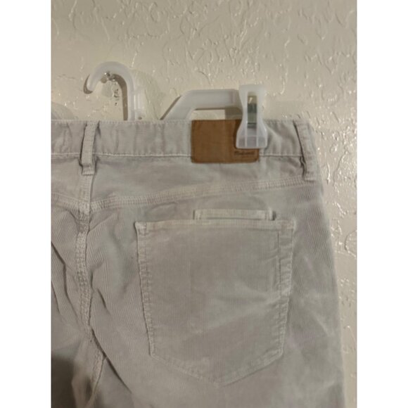 Madewell Distressed Style Cropped Curdoroy Straight Leg Jeans - Picture 9 of 11